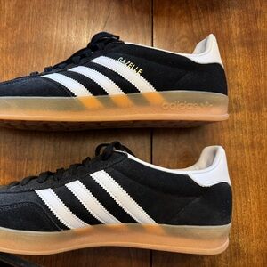 Adidas Gazelle Black and White Sneakers